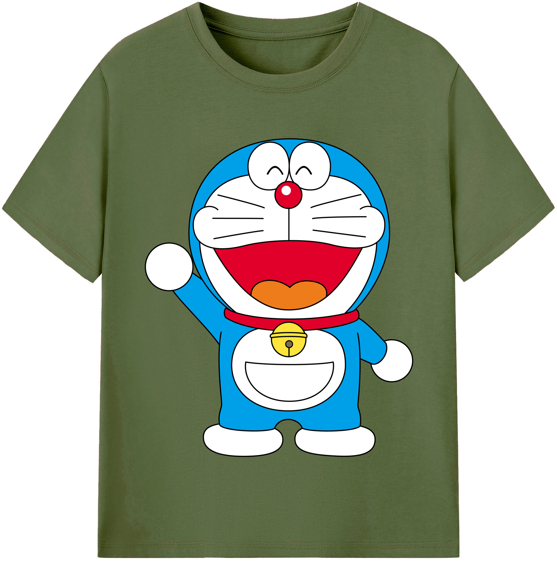 （画像用） ドラえもん Doraemon 綿100％半袖Tシャツ（フロントプリント）